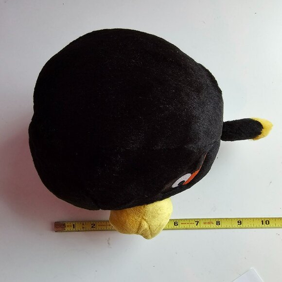 Angry Birds Black Bomb Character 8" Plush Toy No Sound 2010 Commonwealth - Picture 3 of 8